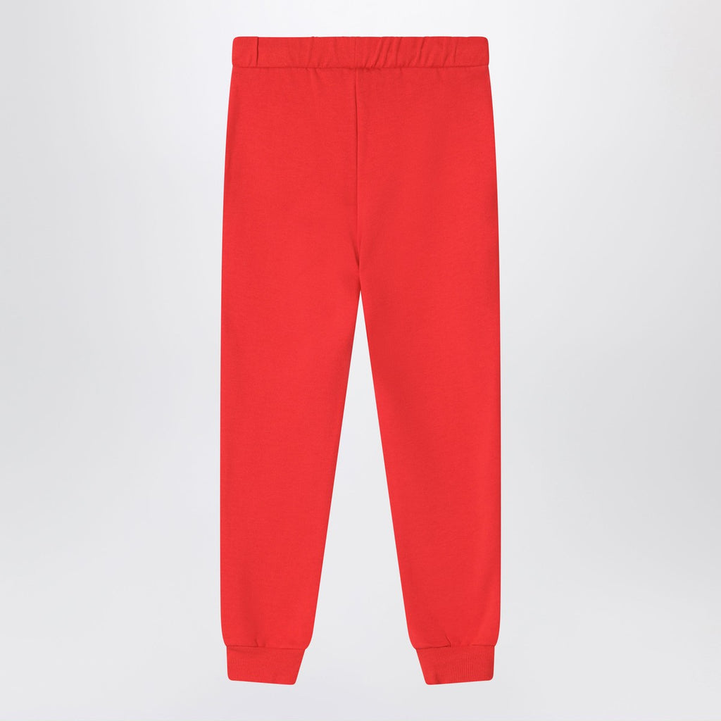 Mini Rodini Red organic cotton jogging trousers