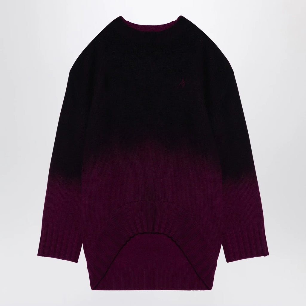 The Attico Oversized pink degrade jumper
