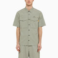 Parajumpers Shadow grey Pete shirt in nylon and cotton