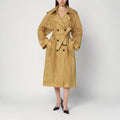 MKDT Studio Double-breasted Cici trench coat in ramie