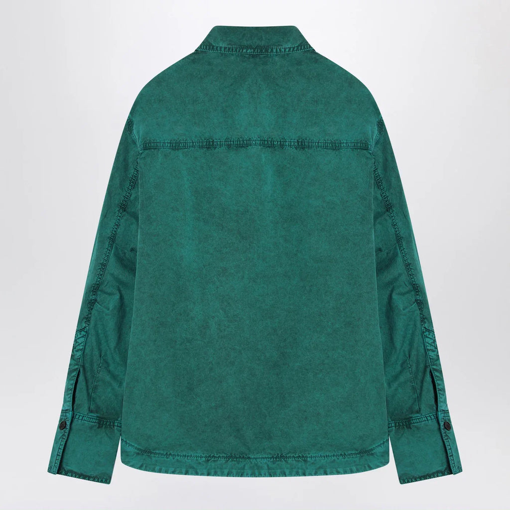 The Attico Green cotton shirt