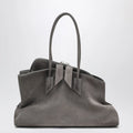 The Attico La Passeggiata Medium bag in grey suede