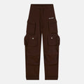 The Attico Brown Fern cargo pants