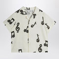 Mini Rodini White shirt with musical notes