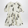 Mini Rodini White dress with musical notes
