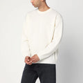 Roberto Collina White sweater in wool and cashmere