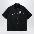 Sacai x Carhartt WIP Black short-sleeve cotton canvas shirt