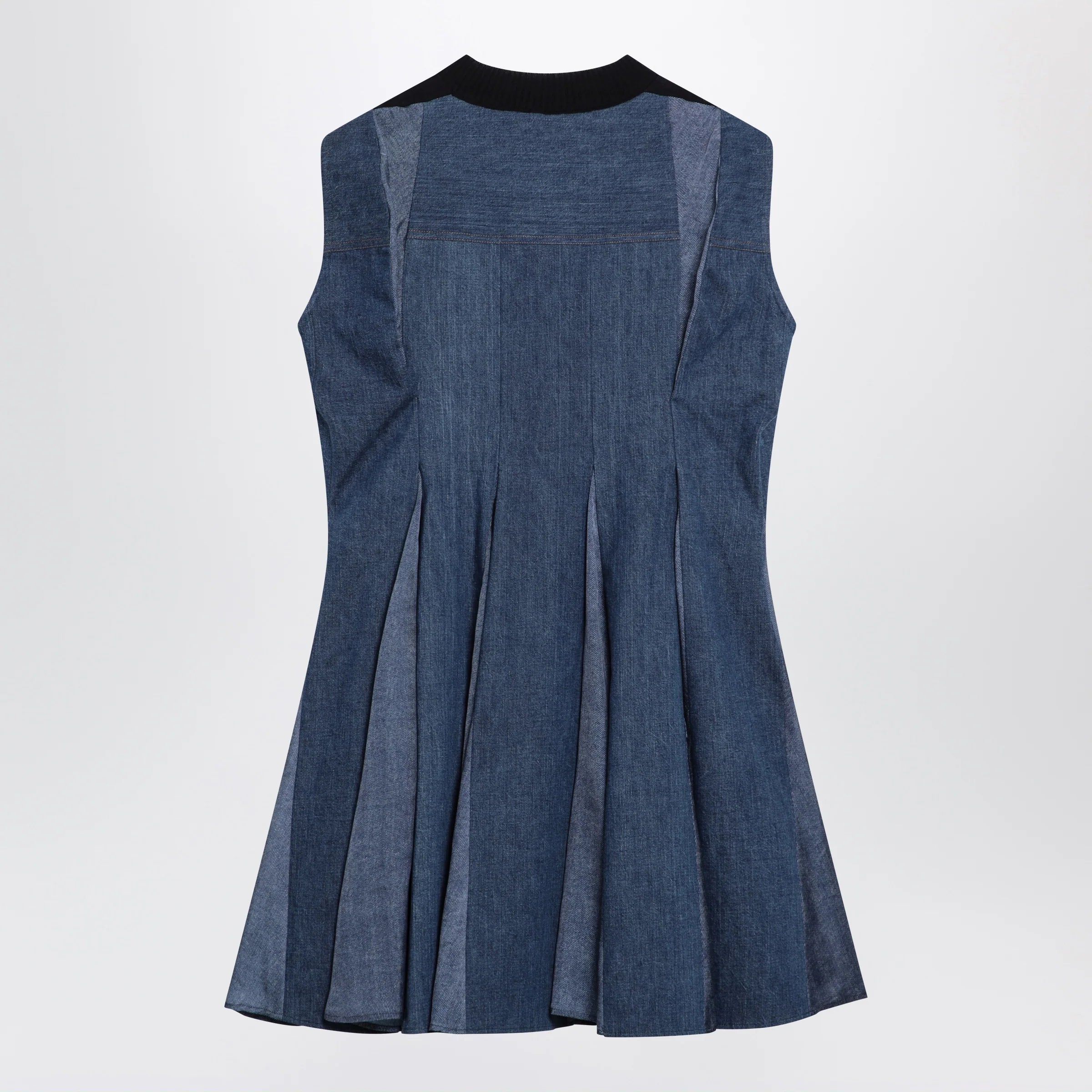Sacai Denim dress and knit top