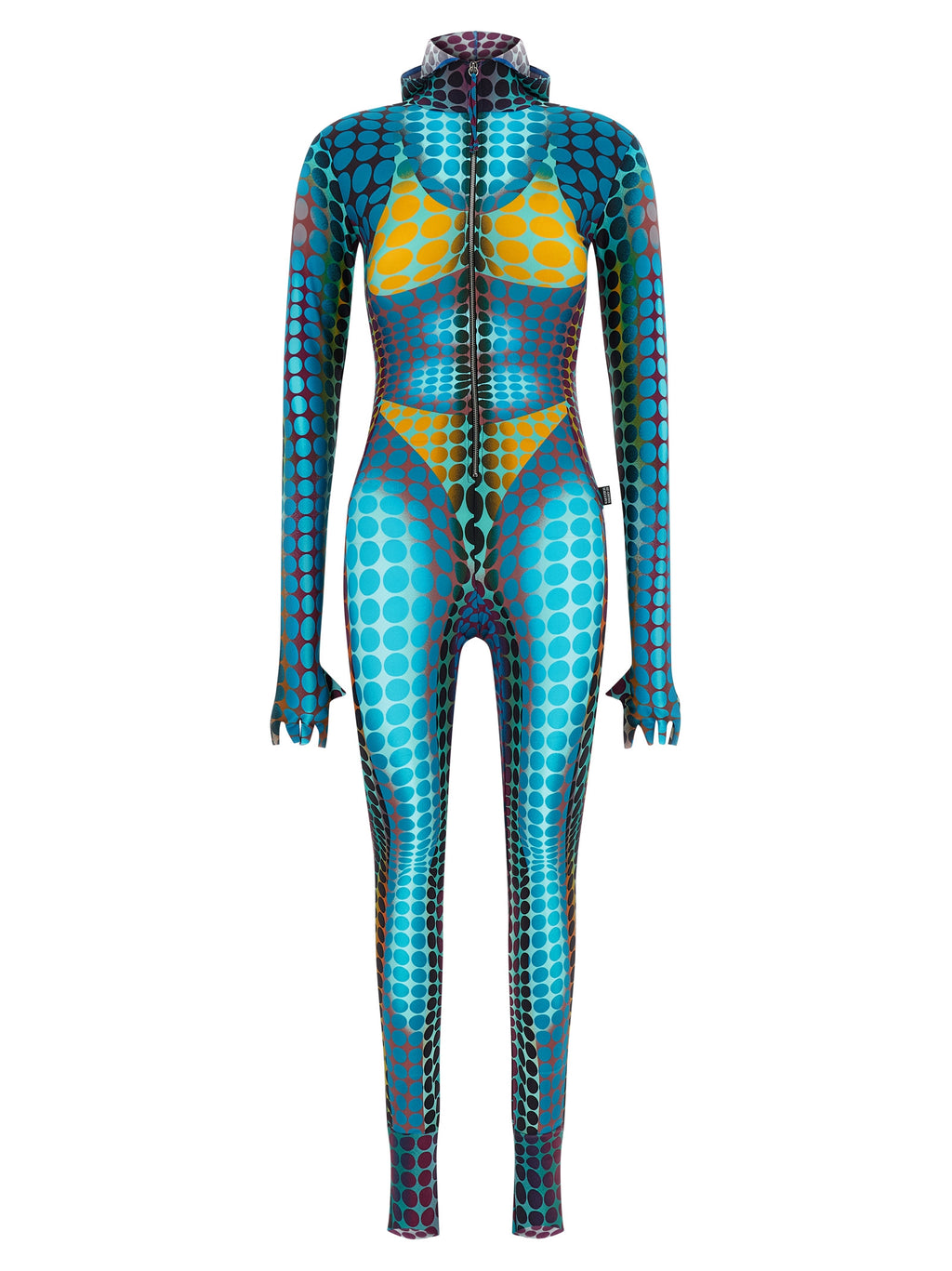 Jean Paul Gaultier Re-edition - The Blue Dots Print Jumpsuit
