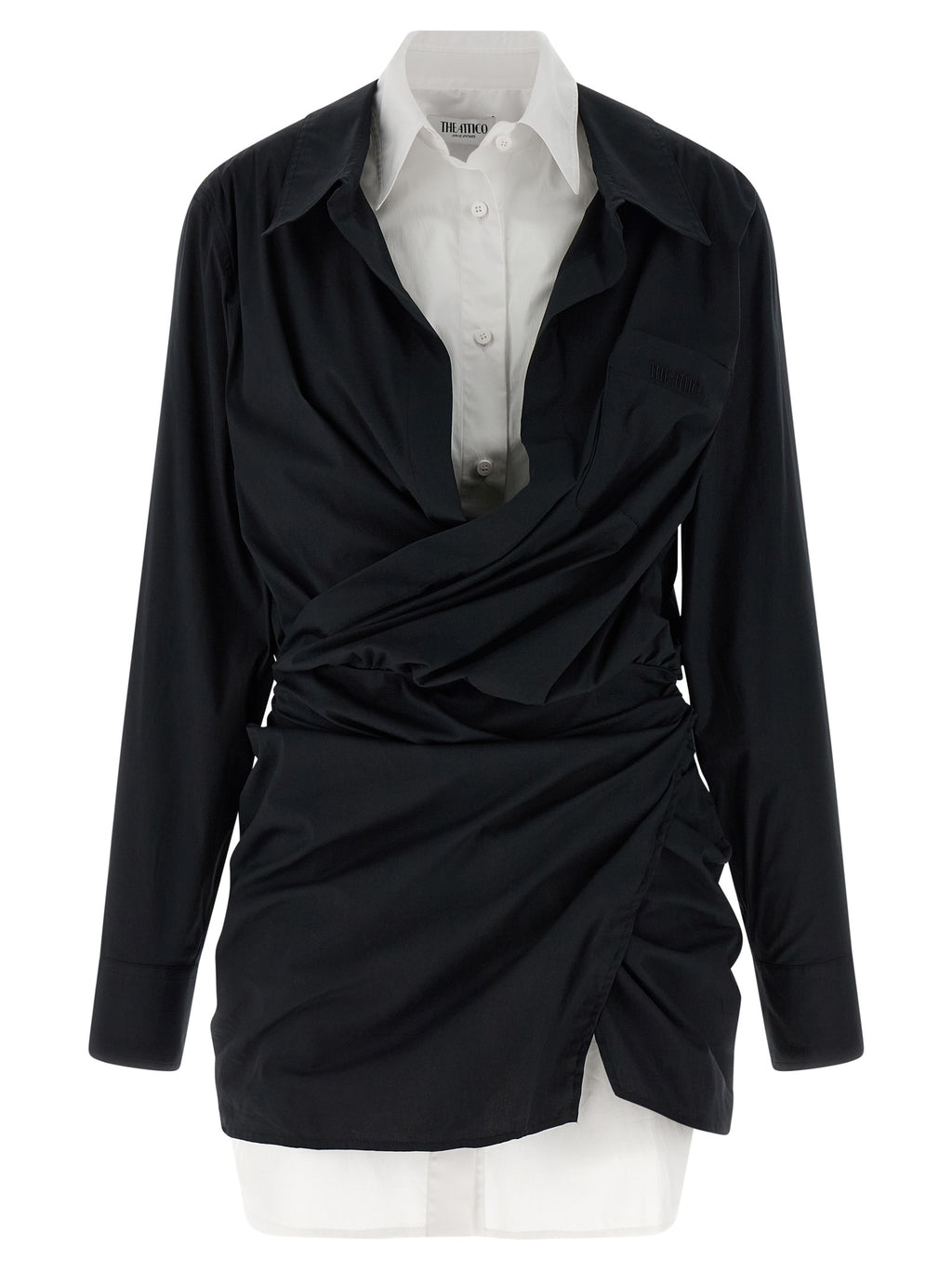 The Attico Double Layer Shirt Dress