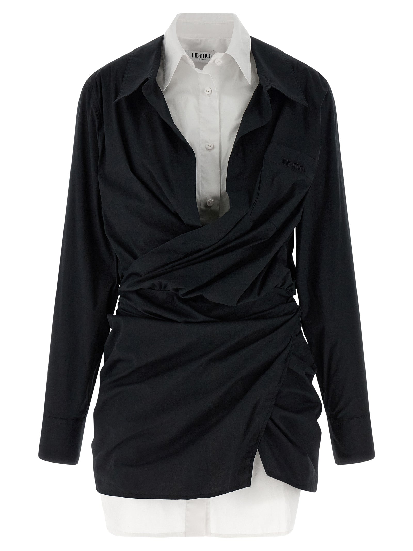 The Attico Double Layer Shirt Dress