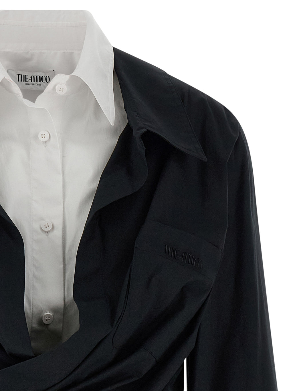 The Attico Double Layer Shirt Dress