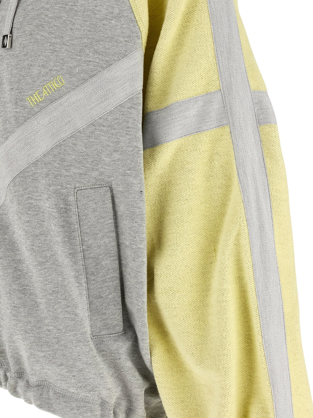 The Attico Double American Fleece Bomber Jacket