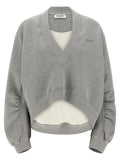 The Attico Logo Embroidery Sweatshirt