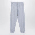 The Attico Light blue/white striped trousers