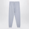 The Attico Light blue/white striped trousers