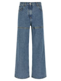 The Attico Cut-out Jeans