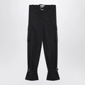 The Attico Black nylon trousers