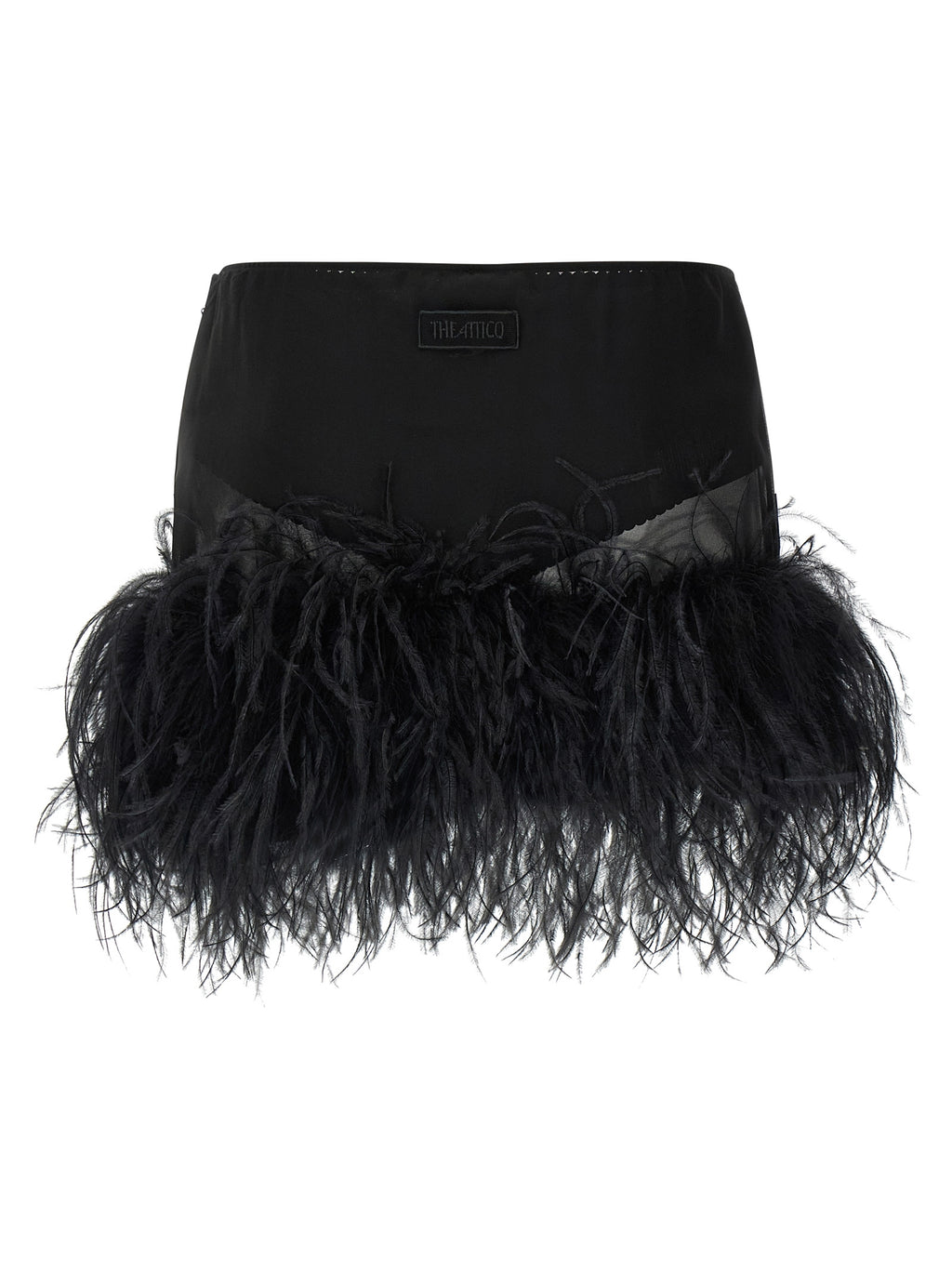 The Attico Feather Skirt