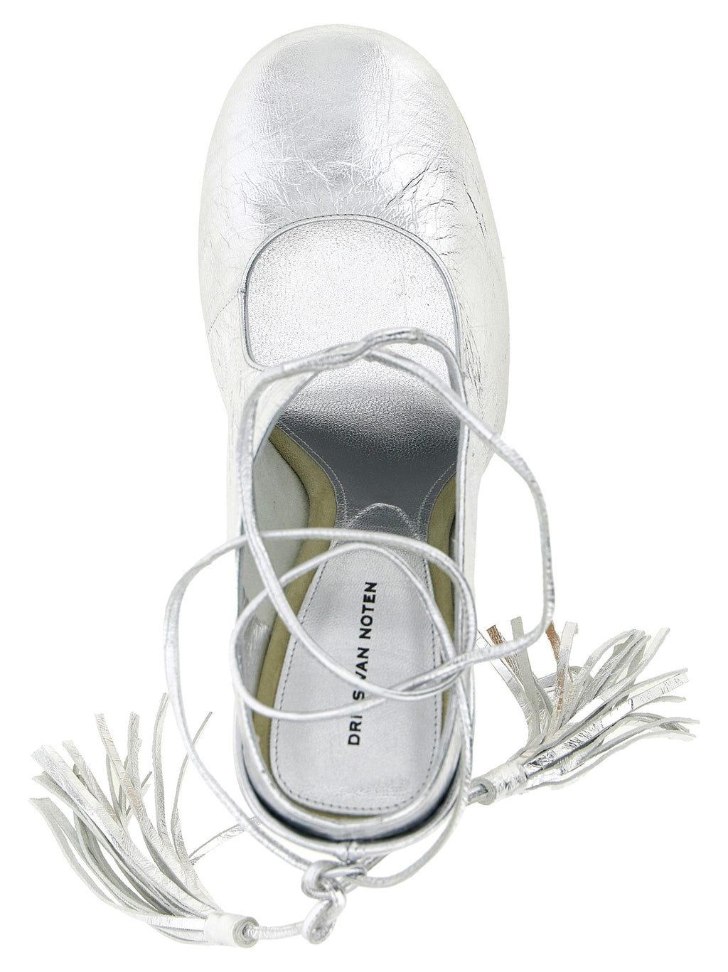 Dries Van Noten Laminated Leather Mules
