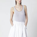 Roberto Collina Lilac tank top with gold trim