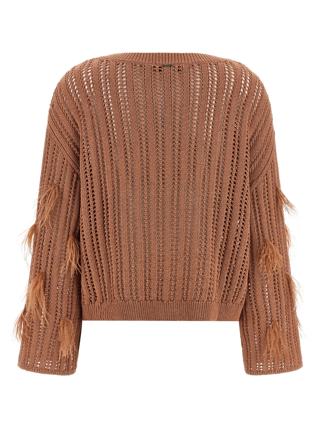 Twin Set Ostrich Feather Sweater