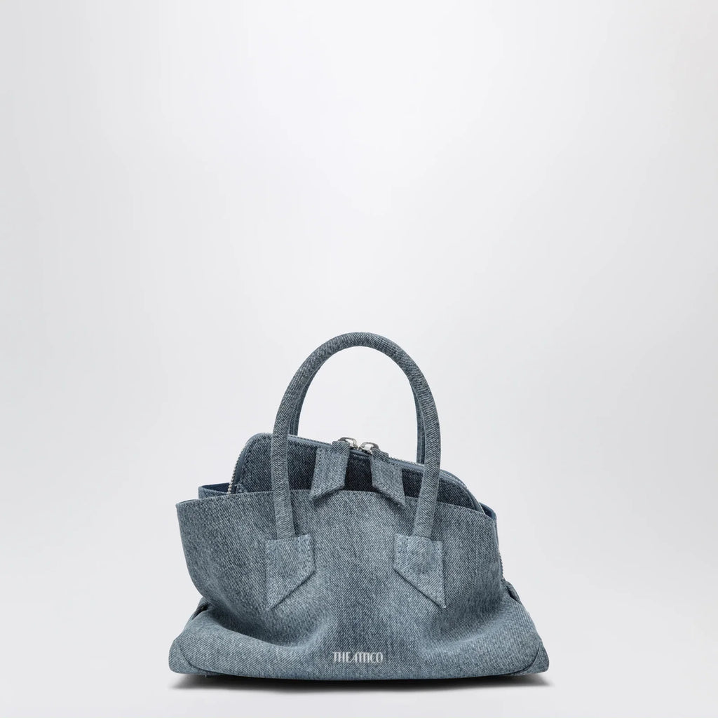 The Attico La Passeggiata Mini bag in washed denim
