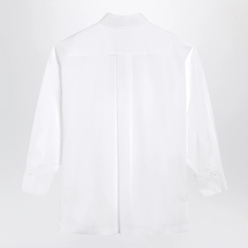 The Attico Diana shirt in white cotton