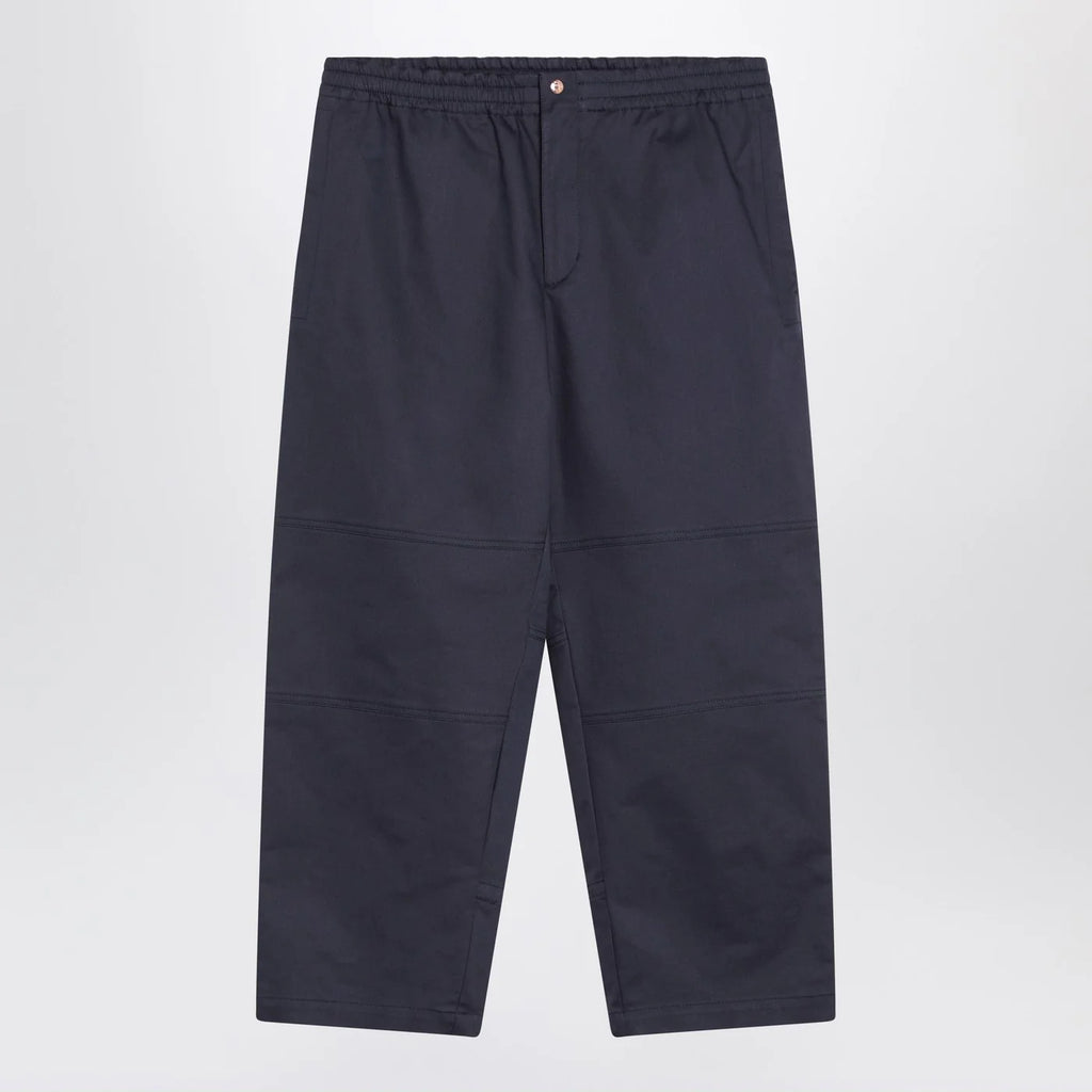 Moncler Genius Blue trousers in cotton gabardine