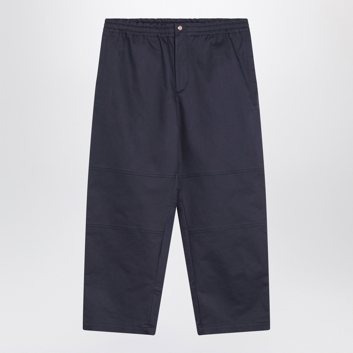 Moncler Genius Blue trousers in cotton gabardine