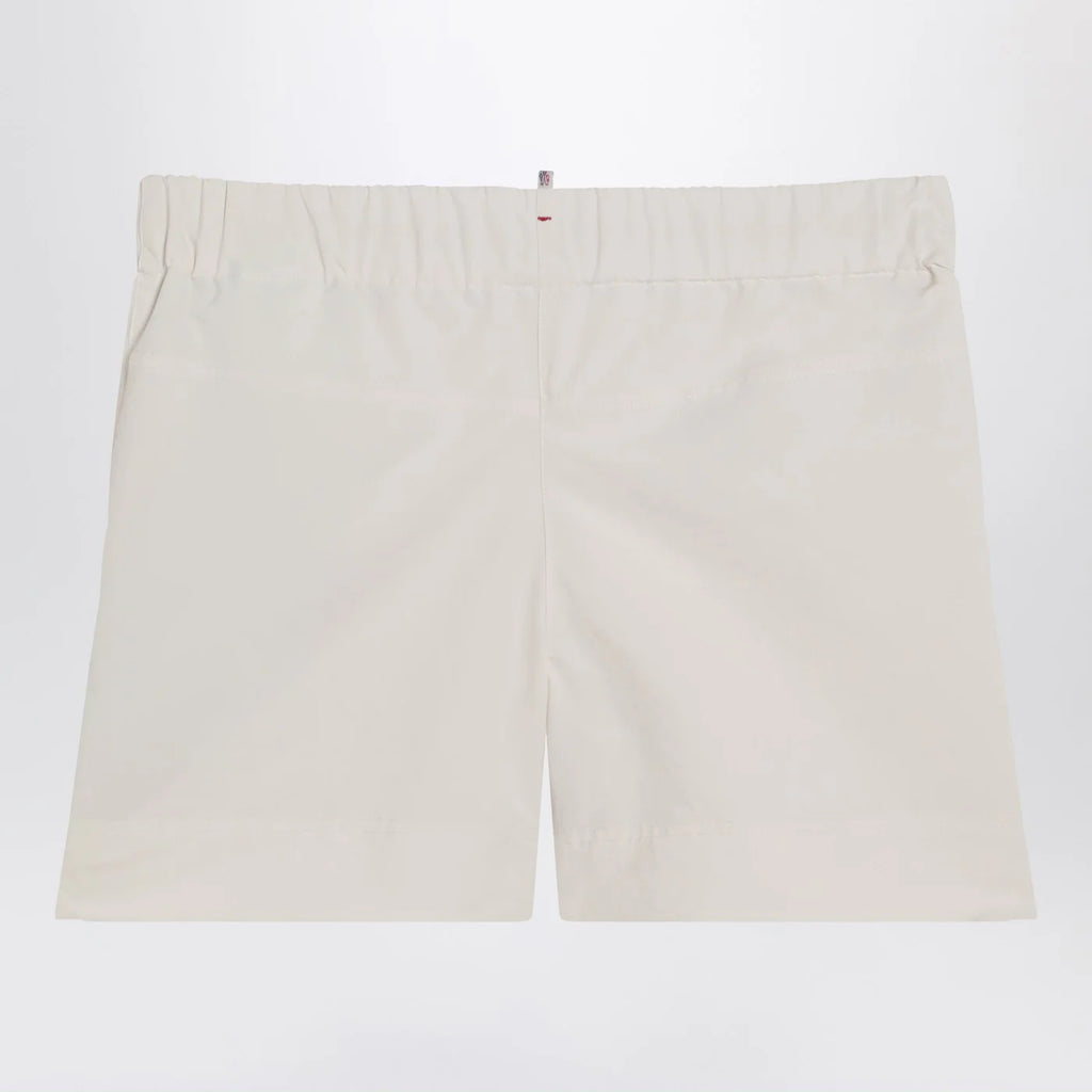 Moncler Grenoble Beige technical froissé Shorts