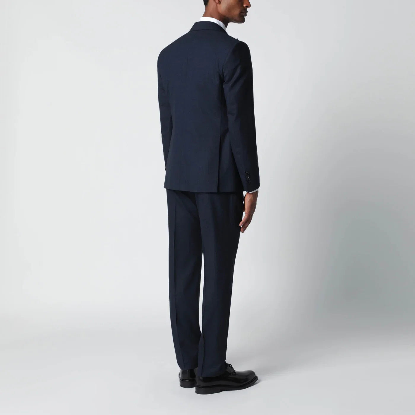Tagliatore Blue wool single-breasted suit