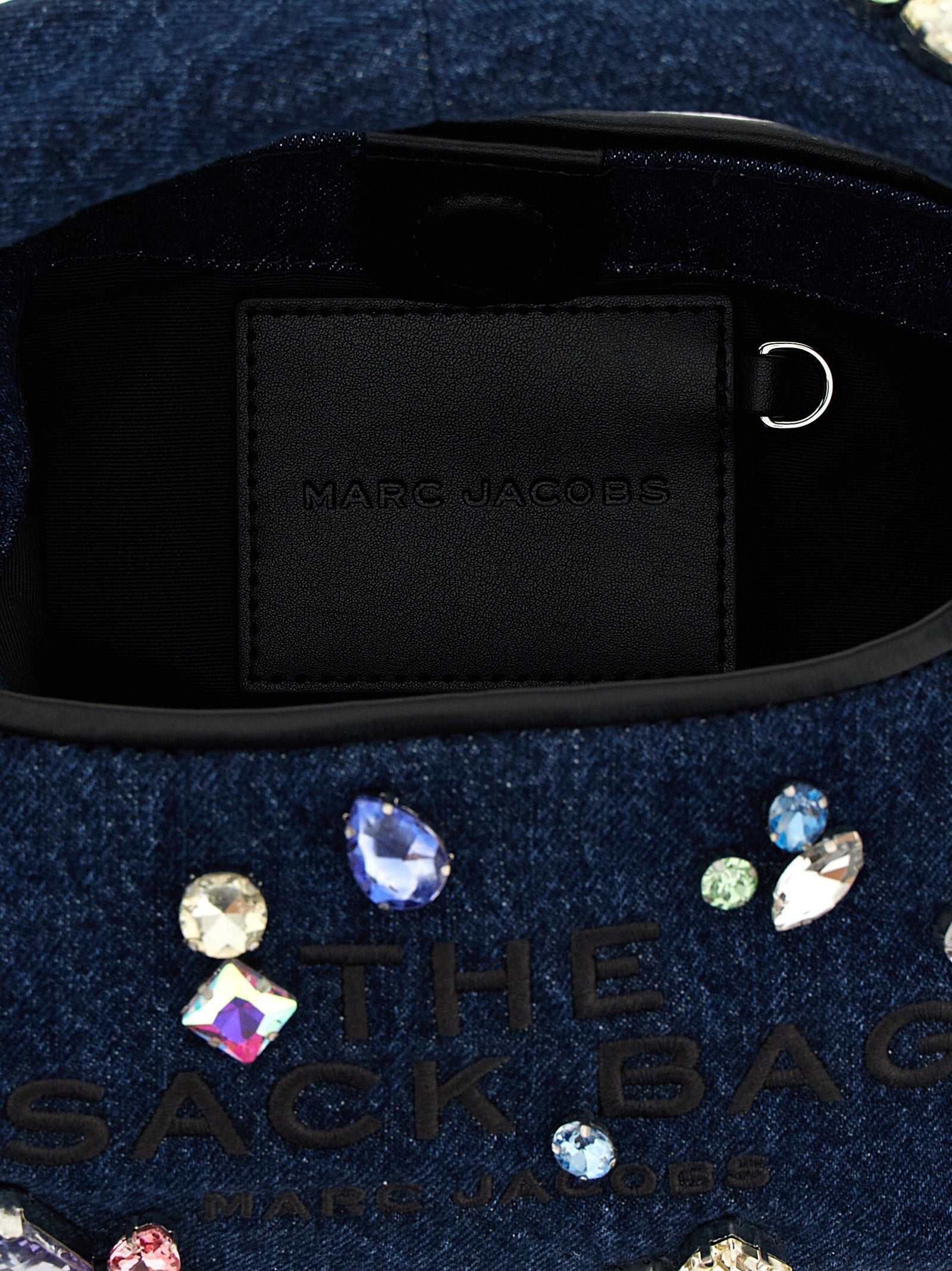 Marc Jacobs The Gem Denim Mini Sack Handbag