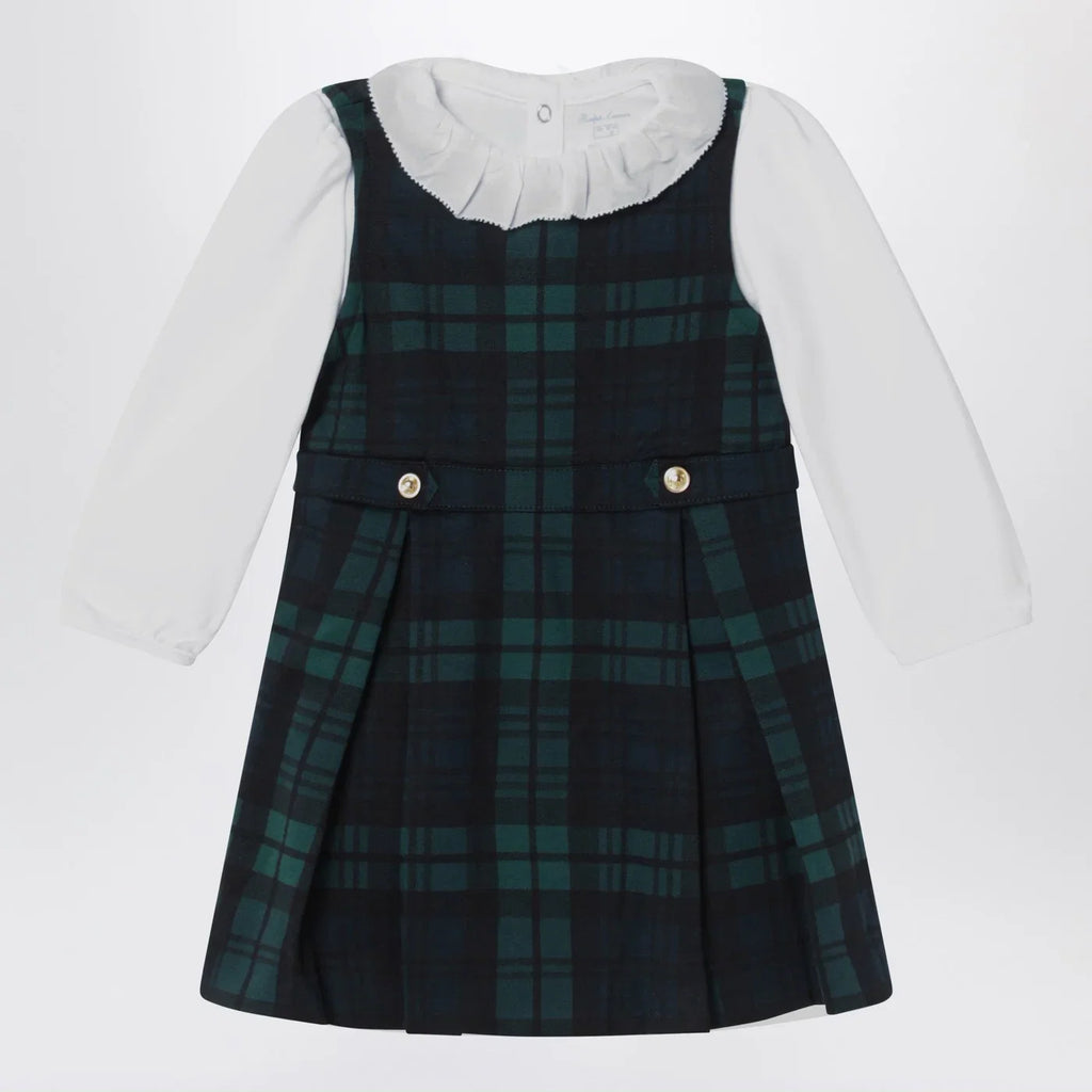 Polo Ralph Lauren Dress in dark green tartan pattern