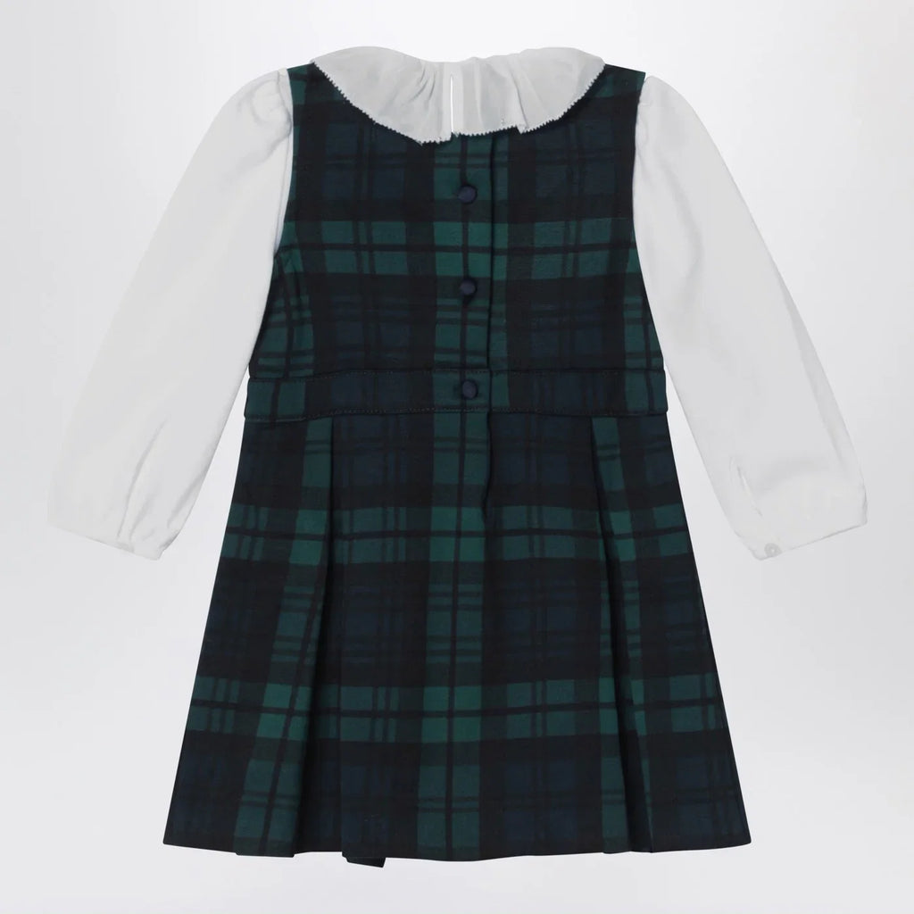 Polo Ralph Lauren Dress in dark green tartan pattern
