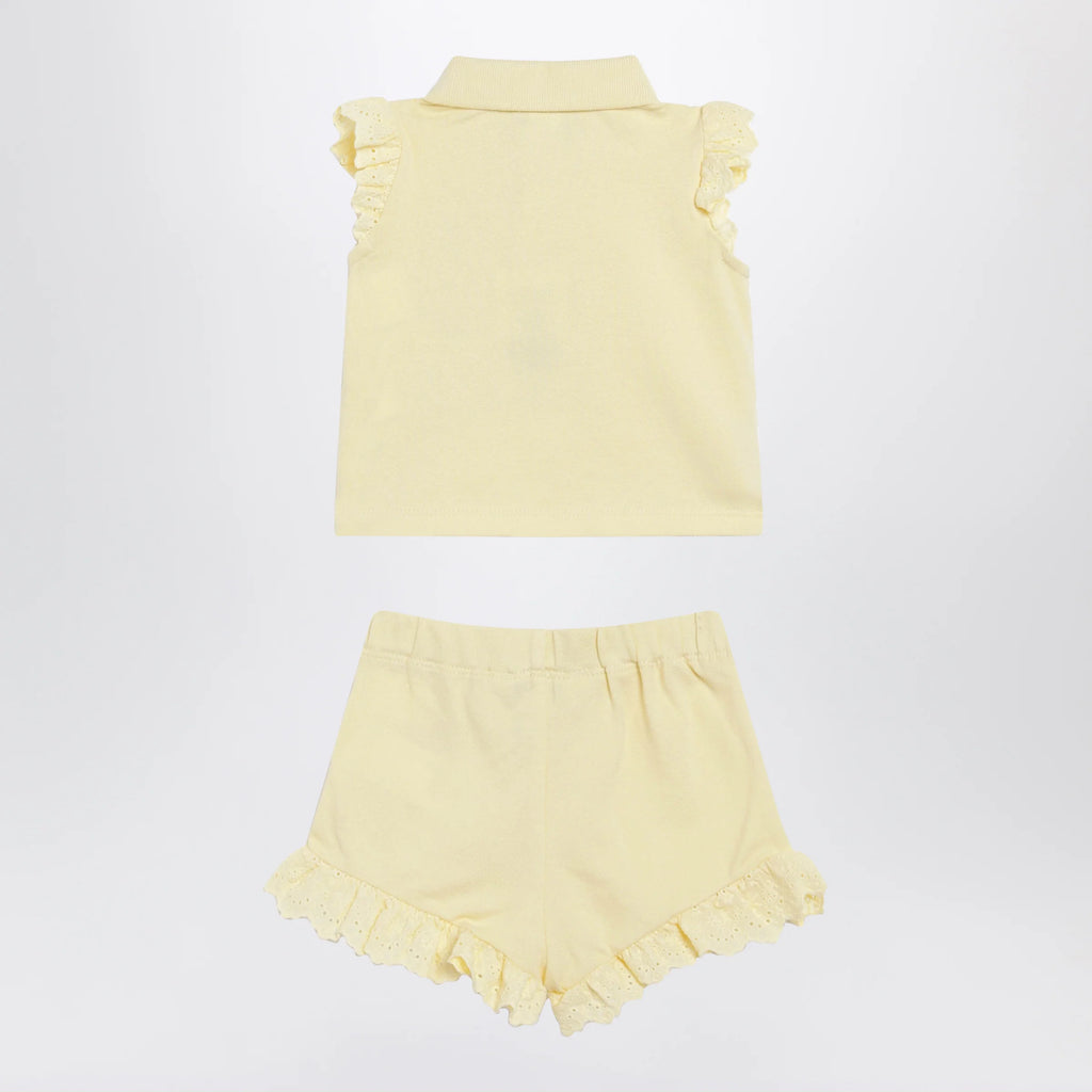 Polo Ralph Lauren Light yellow two-piece cotton set