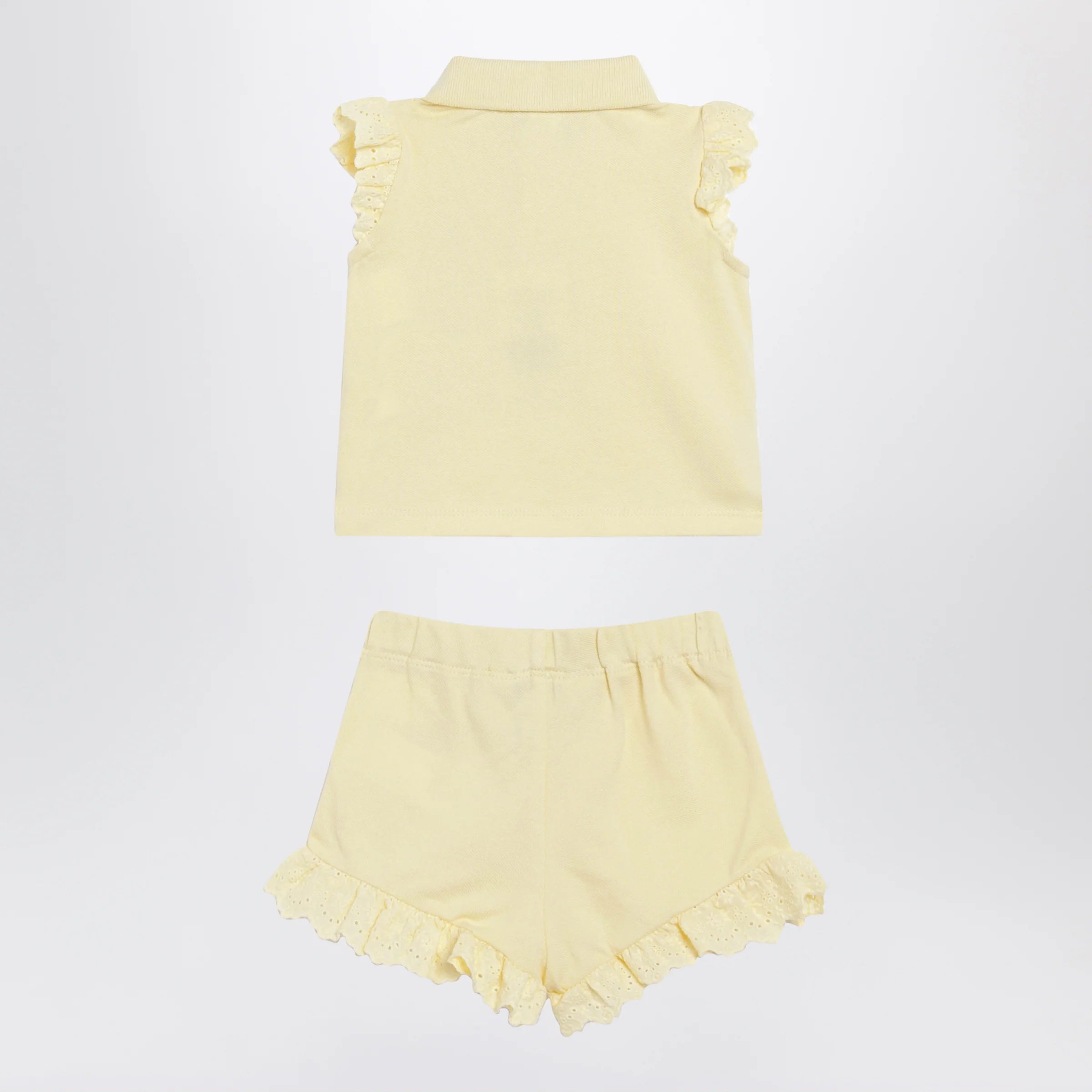 Polo Ralph Lauren Light yellow two-piece cotton set