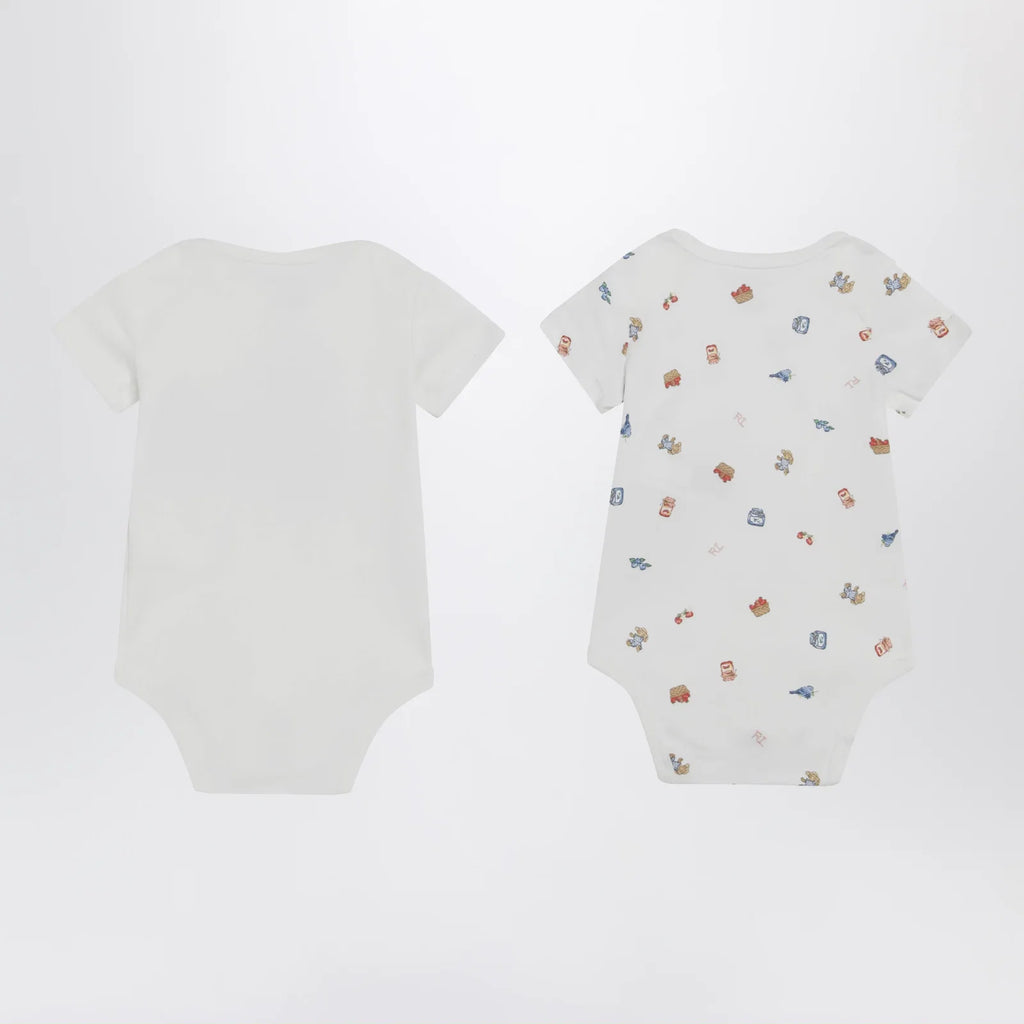 Polo Ralph Lauren Set of two Polo Bear cotton bodysuits