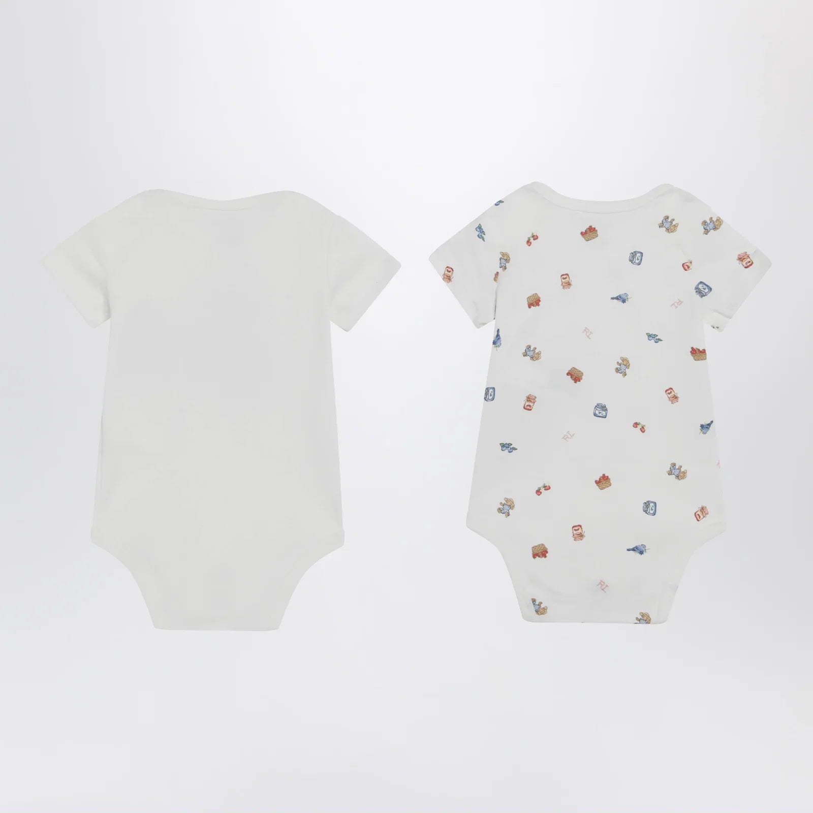 Polo Ralph Lauren Set of two Polo Bear cotton bodysuits