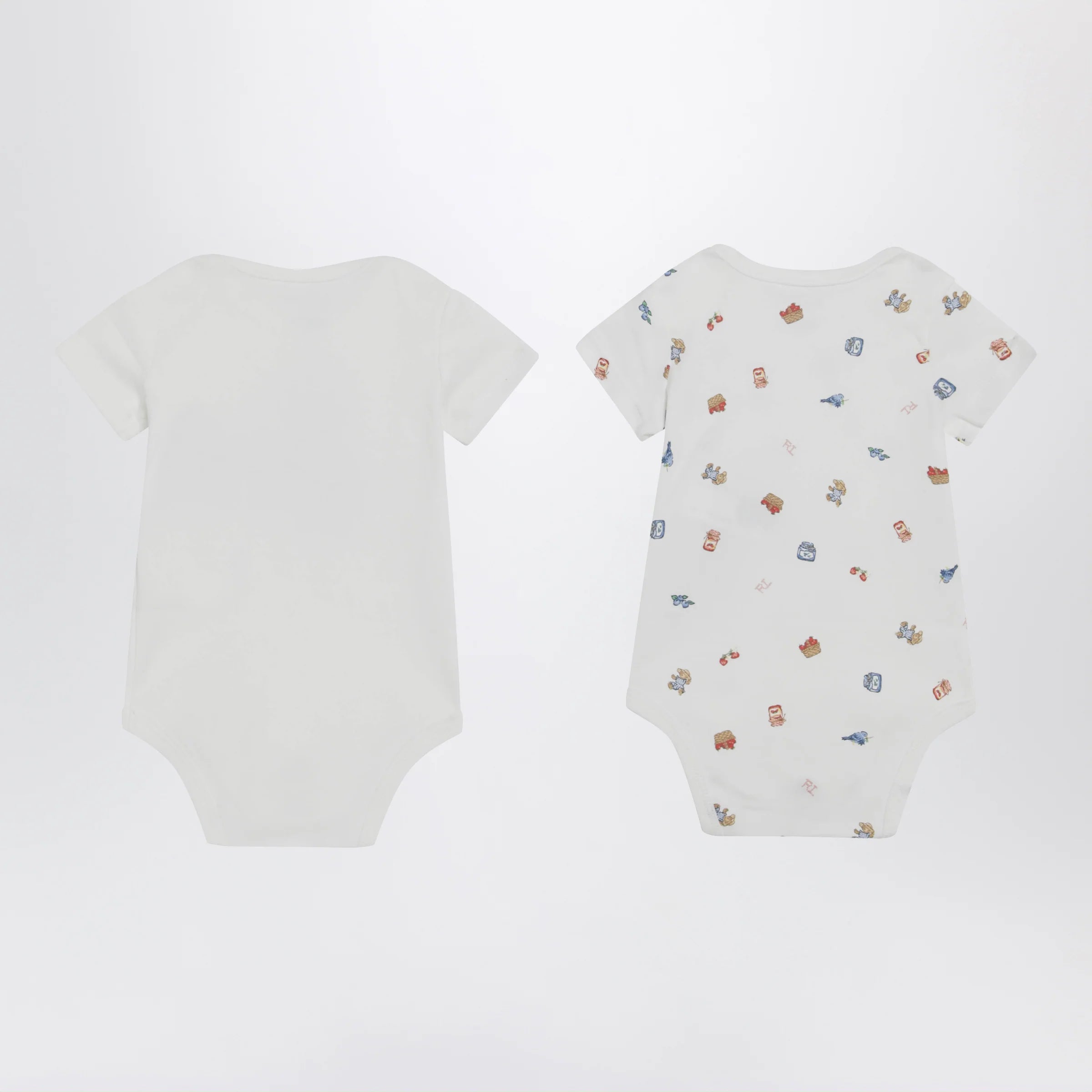 Polo Ralph Lauren Set of two Polo Bear cotton bodysuits