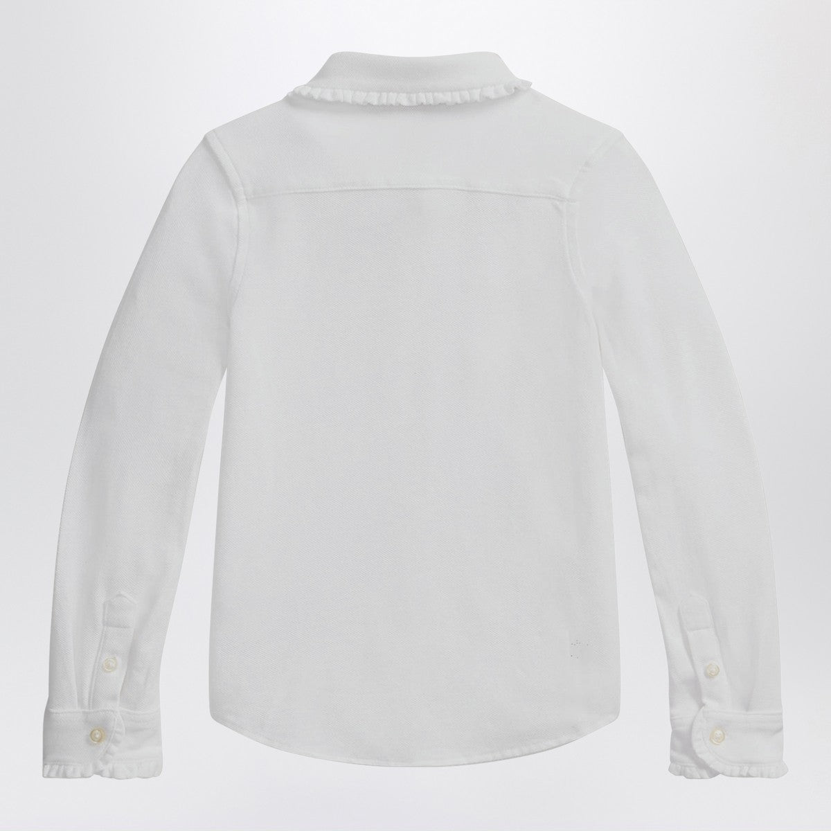 Polo Ralph Lauren White Oxford shirt with ruffles