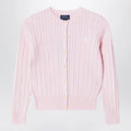 Polo Ralph Lauren Pink fine cable-knit cotton cardigan