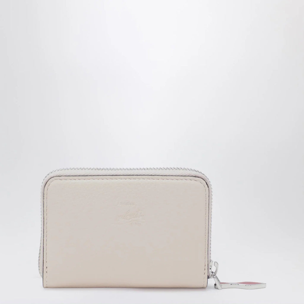 Christian Louboutin Panettone coin purse in grained calfskin and spikes