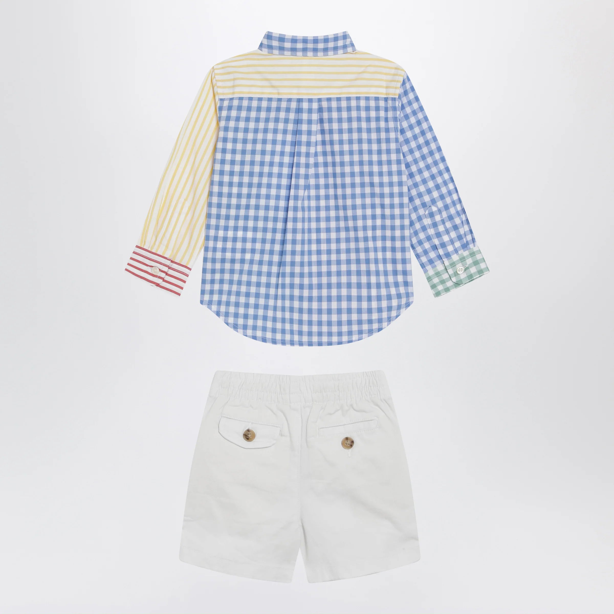 Polo Ralph Lauren Color-block cotton two-piece set