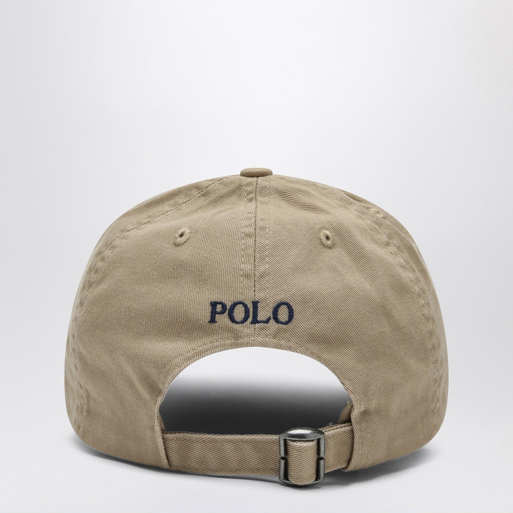 Polo Ralph Lauren Khaki baseball cap with logo