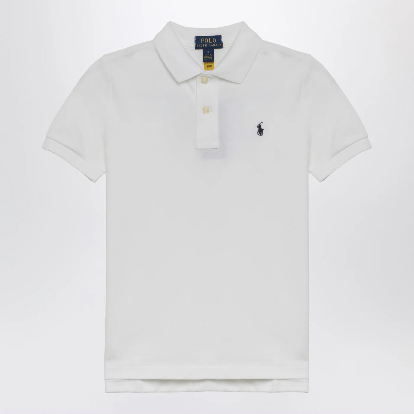 Polo Ralph Lauren White cotton polo shirt with logo