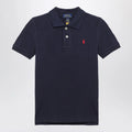 Polo Ralph Lauren Blue navy cotton polo shirt with logo