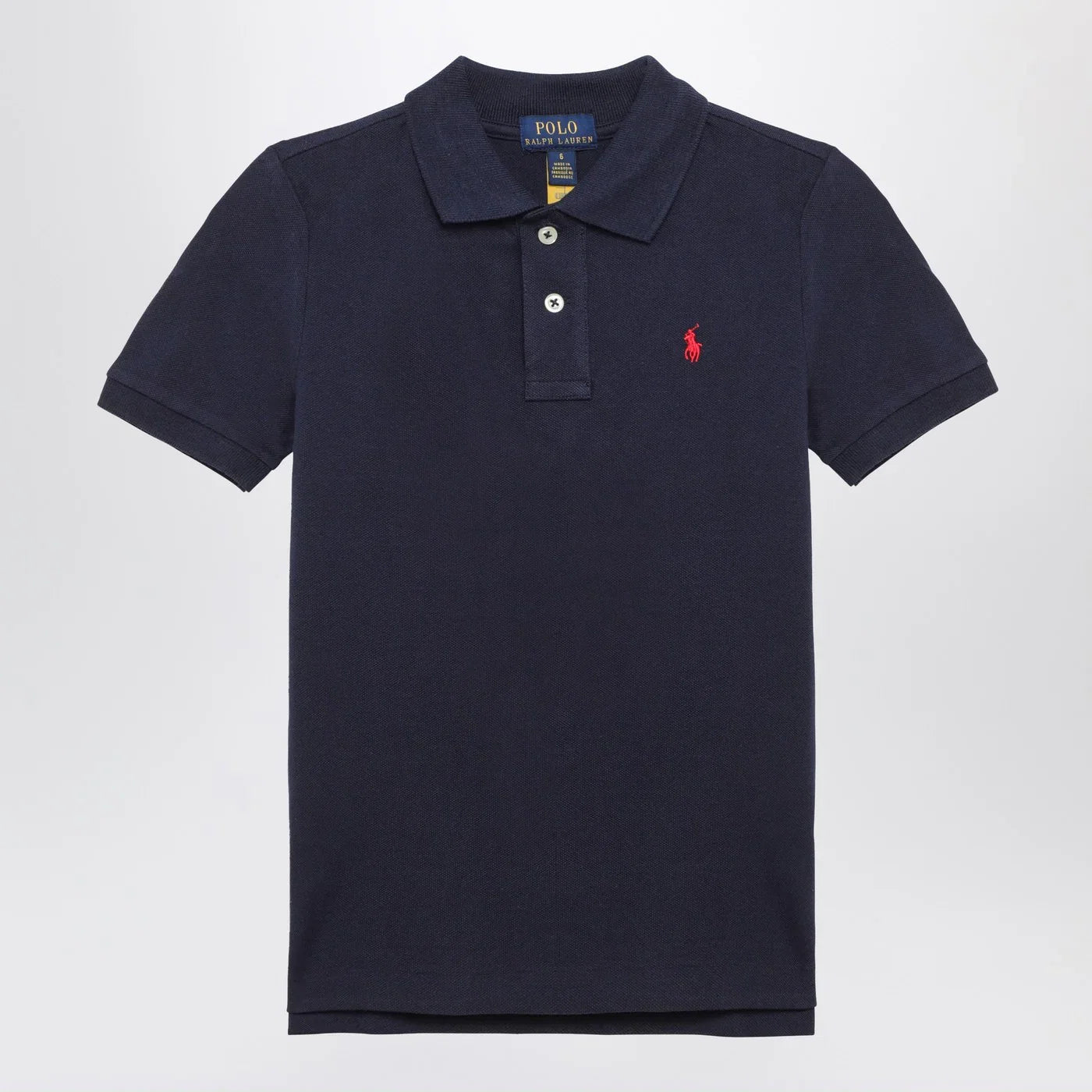 Polo Ralph Lauren Blue navy cotton polo shirt with logo