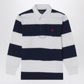 Polo Ralph Lauren White/navy blue striped polo