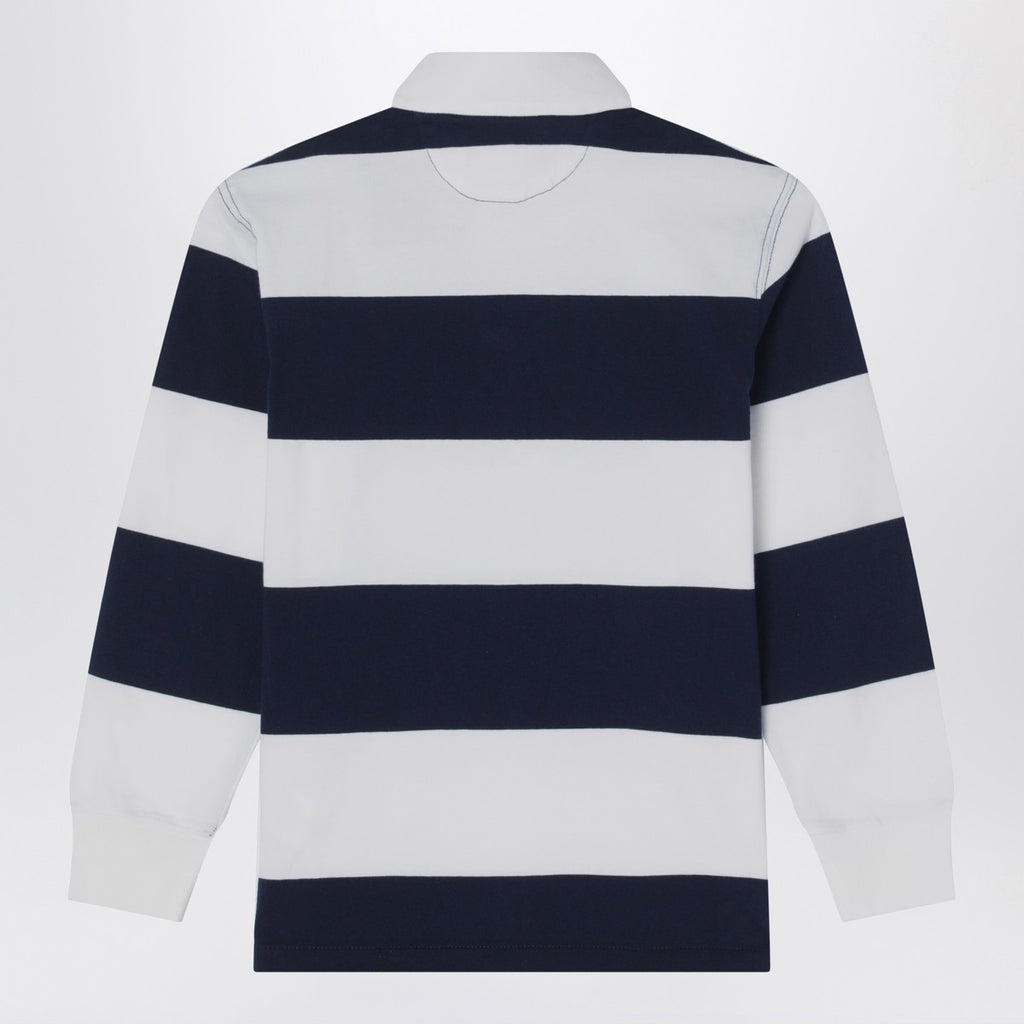 Polo Ralph Lauren White/navy blue striped polo